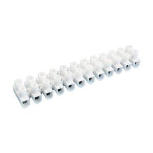 Barre d'alimentation flexible avec 12 contacts, 57A, couleur blanche ; idéale pour étendre les points d'accès et l'utilisation dans les appareils électriques. - Product Image 1