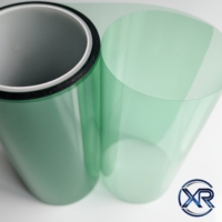 Película Protectora de PET Verde con Tratamiento Corona para Teléfonos Móviles, Electrónica de Consumo, Grado Industrial, Suave, con Logotipo Personalizado