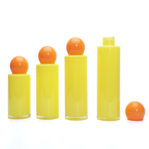 Mỹ phẩm Lotion chai với dễ thương Vòng vít cap seal lụa Màn hình in dễ dàng mở End Pet container Toner chai - Product Image 2