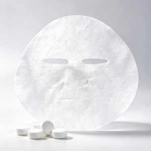 Serviettes faciales compressées format voyage jetables, comprimés de collagène bio DIY, en tissu non tissé, pour soins de la peau et spa - Product Image 4