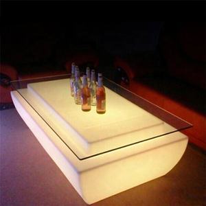 Taburete de Bar con luz Led, Cubo de muebles, mesa de cóctel, silla iluminada para exteriores, evento, club nocturno, fiesta, jardín, cafetería, <span class=keywords><strong>Pub</strong></span>, salón - Product Image 2
