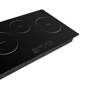 厨房电器3烹饪区电磁炉最佳便携式内置感应电炉灶，带定时器炉架