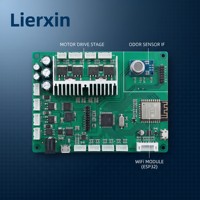 Lierxin LEX-PET-LITTER Kotak Pasir Kucing Otomatis Bersihkan Sendiri dengan Motor Rotasi Drum, Deteksi Bau, PCB FR-4 Tg170 4-Layer BLDC Infrared