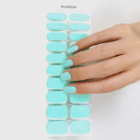 Huizi Nail wrap Autocollant de gel pour ongles à couverture complète en gros