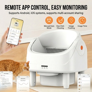 Bac à litière automatique pour chat, mobilier pour chat, toilette électrique pour chat, bac à litière intelligent pour animaux de compagnie, produits pour animaux de compagnie pour le salon - Product Image 2