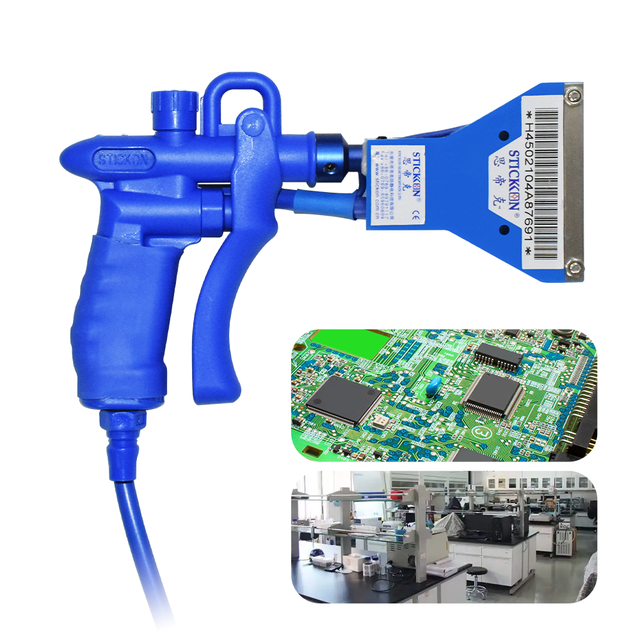 Best Selling Professional Manufacture Anti-Static Dust Removal Fan-Shaped Ionizing Air Gun with High Pressure Generator ST302D