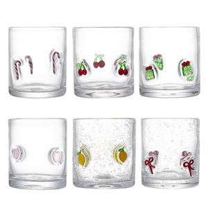 14 עוז סמל דובדבן אדום עוז ללא נבע כוסות כוסות זכוכית ליום הולדת מתנה - Product Image 4