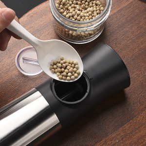 <span class=keywords><strong>Moulin</strong></span> <span class=keywords><strong>à</strong></span> <span class=keywords><strong>poivre</strong></span> <span class=keywords><strong>électrique</strong></span> <span class=keywords><strong>à</strong></span> gravité MUYI avec base en plastique rechargeable, en ABS de qualité alimentaire, <span class=keywords><strong>moulin</strong></span> <span class=keywords><strong>à</strong></span> sel et <span class=keywords><strong>poivre</strong></span> automatique - Product Image 4