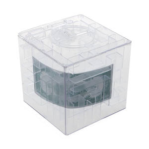 레일리 노벨티 게임즈 돼지 저금통 퍼즐 큐브 플라스틱 투명 돈 저금 미로 3D 레이저 - Product Image 4