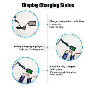 แบตเตอรี่2S Lipo 2200mAh 7.4V RC พร้อมปลั๊ก XT60 50C (80C แตก) ที่ชาร์จอัตราการคายประจุสูงสำหรับโดรน FPV - Product Image 5