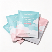 Pochette cosmétique jetable à trois soudures latérales multi-scénarios, conception personnalisée pour le streaming en direct et les cadeaux de salon