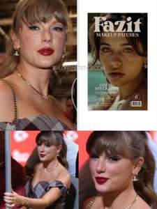 Autocollant de tatouage temporaire imperméable à l'eau or moucheté taches de rousseur coeurs célestes étoiles patchs de maquillage fêtes <span class=keywords><strong>photographie</strong></span> - Product Image 6