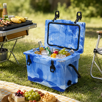 Glacière isotherme professionnelle 18QT pour la pêche en mer, personnalisable avec logo, robuste, portable, rigide, OEM ODM