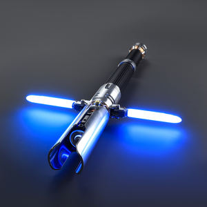 Precious <span class=keywords><strong>Star</strong></span> the <span class=keywords><strong>Wars</strong></span> Cal Kestis Crossguard 34 polices sonores spécial Pogo Pin 1 pouce Xenopixel Lightsaber - Product Image 6