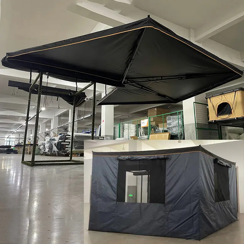 4WD خيمة المظلة للماء سيارة المخيم فوكس وينج 270 درجة كبيرة الحرة واقفة سيارة الجانبية المظلة