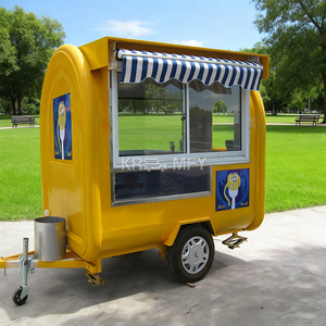 Chariot mobile de vente de nourriture, de café, de bubble tea et de glaces, camion de nourriture mobile, remorque à neige, à vendre, modèle 2025 - Product Image 6