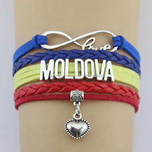 Modische individuelle Venezuela Moldawien Bulgarien Souvenir-Hand-Charmanter-Armbänder Großhandel für Damen - Product Image 2
