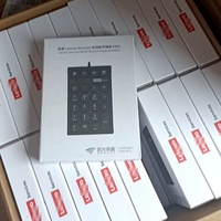 Ensemble clavier et souris filaire Lenovo KX01 pour ordinateur de bureau, portable, gaming et bureau, avec LED, étanche, USB