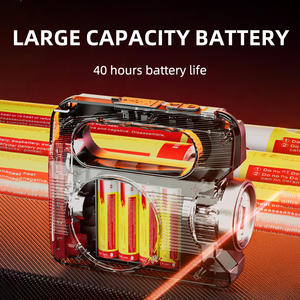 Torcia Warsun H996 con Manovella, Multifunzione, Ricarica Solare e Manuale, Torcia d'Emergenza a Lunga Portata - Product Image 4