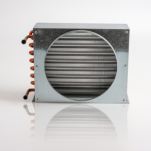 Condenseur refroidi <span class=keywords><strong>par</strong></span> air personnalisable avec tube en cuivre et ailettes en aluminium pour la réfrigération et la <span class=keywords><strong>condensation</strong></span> des réfrigérateurs - Product Image 1