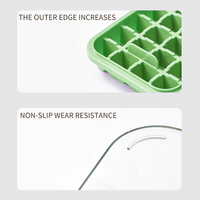 Bacs à glaçons en plastique avec couvercle pour whisky et jus, moule souple à démoulage facile pour congélateur, sans BPA, pour la maison, le bar et les fêtes