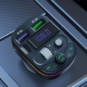 Car PD Fast Charge Dual USB Port Phone Charger BT5.0 <strong>Bluetooth</strong>-MP3 Player Wireless FM Receiver FM Transmitter - Product Image 2