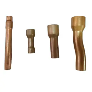 Copper pipe end forming with 6 positions processing machine