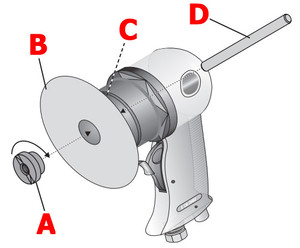Bir zımpara alternatif açı değirmeni iyi aracı için iş uyar el gerçek nice. Kolay yok aracı gerekli sıkın mili somunu - Product Image 2