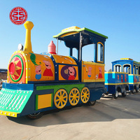 42 trains sans rail de style européen dans le centre commercial Train sans rail à moteur électrique pour enfants Vente de train à baril sans rail