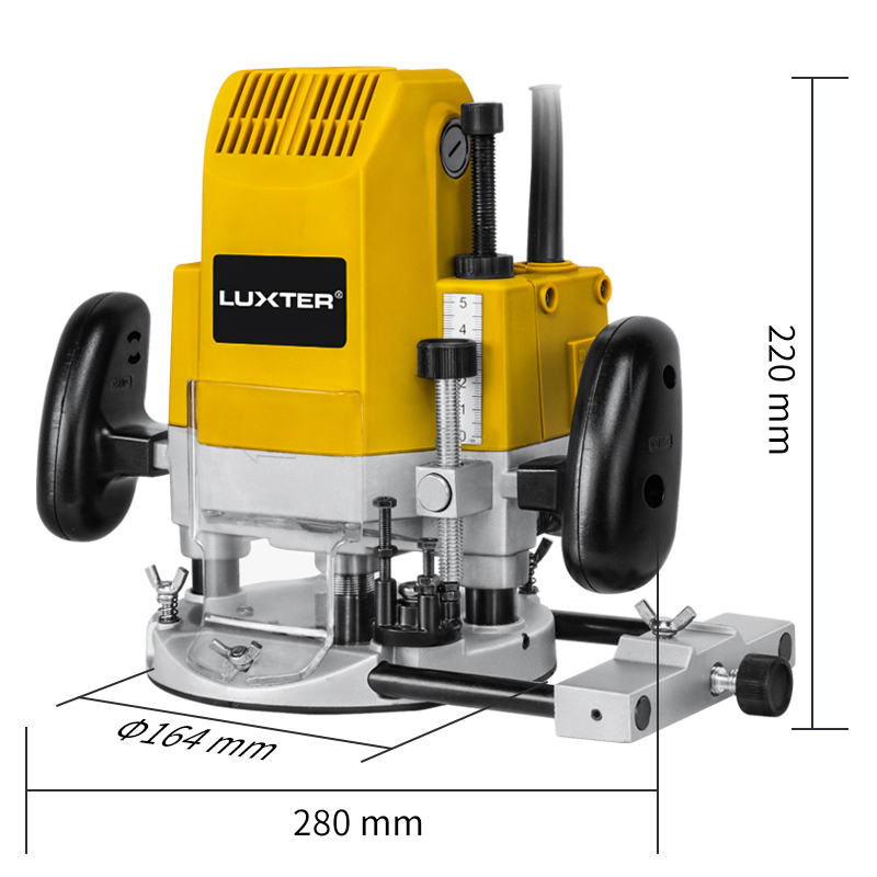 LUXTER 1650 Вт деревообрабатывающий инструмент Электрический маршрутизатор машина