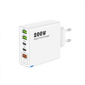 อะแดปเตอร์และเครื่องชาร์จแบบเต็มกำลัง 200W รองรับ PD และ QC 3.0 หลายพอร์ต - Product Image 5