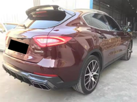 Kit carrosserie complet de haute qualité pour Maserati Levante amélioré avec diffuseur arrière de style M en fibre de carbone véritable