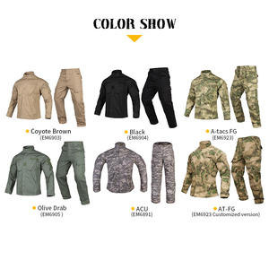 エマーソンギア コンバットパンツ シャツ メンズ US BDU ユニフォーム スーツ タクティカルジャケット ユニフォーム BDU 迷彩セット - Product Image 6