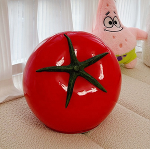 Lámpara de Noche Creativa de Vidrio con Forma de Tomate, Decoración Estética para Habitación, Lámpara de Mesa para Dormitorio, Sala de Estar, Regalo Único para el Hogar - Product Image 3
