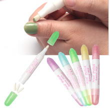Juego de 5 bolígrafos removedores de esmalte de uñas, corrector y limpiador para exceso de esmalte, recorte de bordes de uñas, manicura - Product Image 4