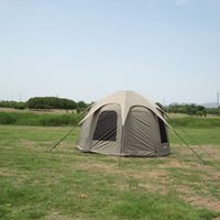 Tente gonflable portative d'air grand dôme imperméable et automatique de camping extérieur de 2 personnes fait de tissu d'Oxford