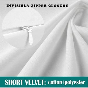 RABUSOFA 12x20 pouces rose velours ferme décor coussins amour coeur Design pour la Saint-Valentin housse de coussin pour canapé maison - Product Image 5