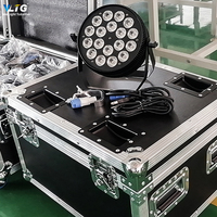 Éclairage de scène mini 18x10, 64 effets DMX pour club, KTV, discothèque, DJ, fête, projecteur Wash PAR