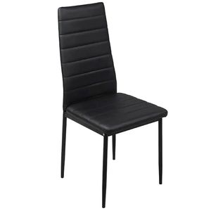 Free Sample Modern Metal Legs High Back Restaurant <b>Dinning</b> <b>Chairs</b> PU Leather Dining Room <b>Chair</b> - Product Image 2