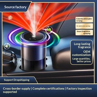 Diffuseur d'aromathérapie automobile best-seller avec lumière ciel étoilé tricolore à IA, alimentation USB, évaporation naturelle, élimination des odeurs intérieures