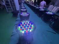 IP66 DMX512 54 Leds 3W RGBW éclairage de scène extérieur boîtier de matrice en aluminium Par lumière pour les événements de scène de fête de mariage d'hôtel