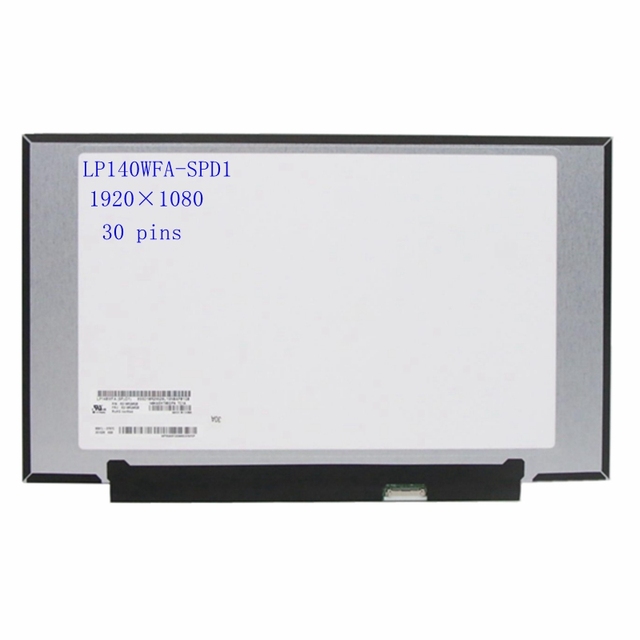 14.0 Inch Slim Laptop Screen LP140WFA-SPD1 Panel Matrix FHD 1920X1080 30pin