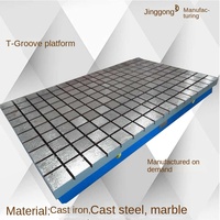 Nouvelle plateforme de soudage flexible 3D, machine-outil, table de travail auxiliaire de soudage à rainure en T, plateforme en fonte, garantie de 3 ans