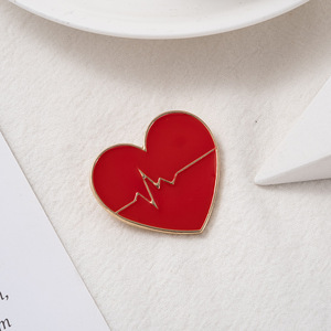 Atacado: Broche de Metal Esmaltado em Formato de Coração com Tema Médico, Distintivos Femininos, Pins de Estetoscópio para Enfermeiras e Médicas - Product Image 5