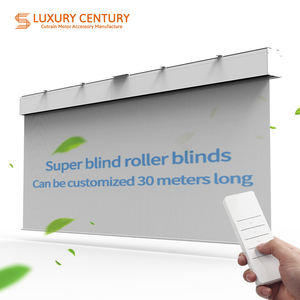 ستائر دوارة كبيرة الحجم 50 متر مخصصة مع محرك كهربائي للتحكم عن بعد، معتمة 100٪ ومقاومة للماء - Product Image 2