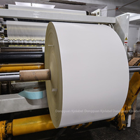 Gulungan stiker kertas adhesi kertas cetak Label Roll 80gsm Semi Gloss kertas perekat diri stiker untuk Printer Laser