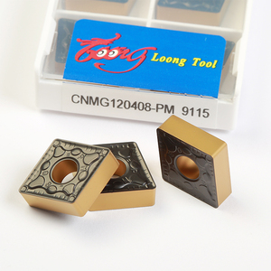 CNMG Phụ Tùng Cắt Cacbua 120408 PM Cho Máy Tiện CNC Phụ Tùng Thép Dụng Cụ Tiện CNMG120404 Bán Trực Tiếp Từ Nhà Máy - Product Image 1