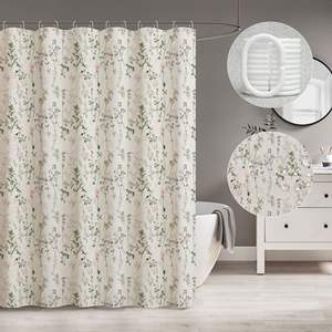 <span class=keywords><strong>Rideau</strong></span> <span class=keywords><strong>de</strong></span> <span class=keywords><strong>douche</strong></span> DaiRui <span class=keywords><strong>de</strong></span> qualité hôtelière, épais, imprimé, texture <span class=keywords><strong>lin</strong></span>, hydrofuge, anti-moisissure, pour séparation <span class=keywords><strong>de</strong></span> salle <span class=keywords><strong>de</strong></span> bain - Product Image 2