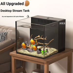 Acuario Ecológico con Filtración de Plantas Naturales y Equilibrio Biológico para el Hogar - Product Image 2