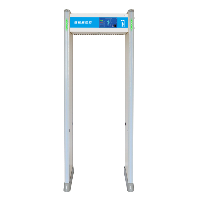 Zone 8 MCD Metal Detector for Hotel Security with Full Body Audio Alert Walk Signal 10-inch Touch Screen 255 Sensitivity Levels